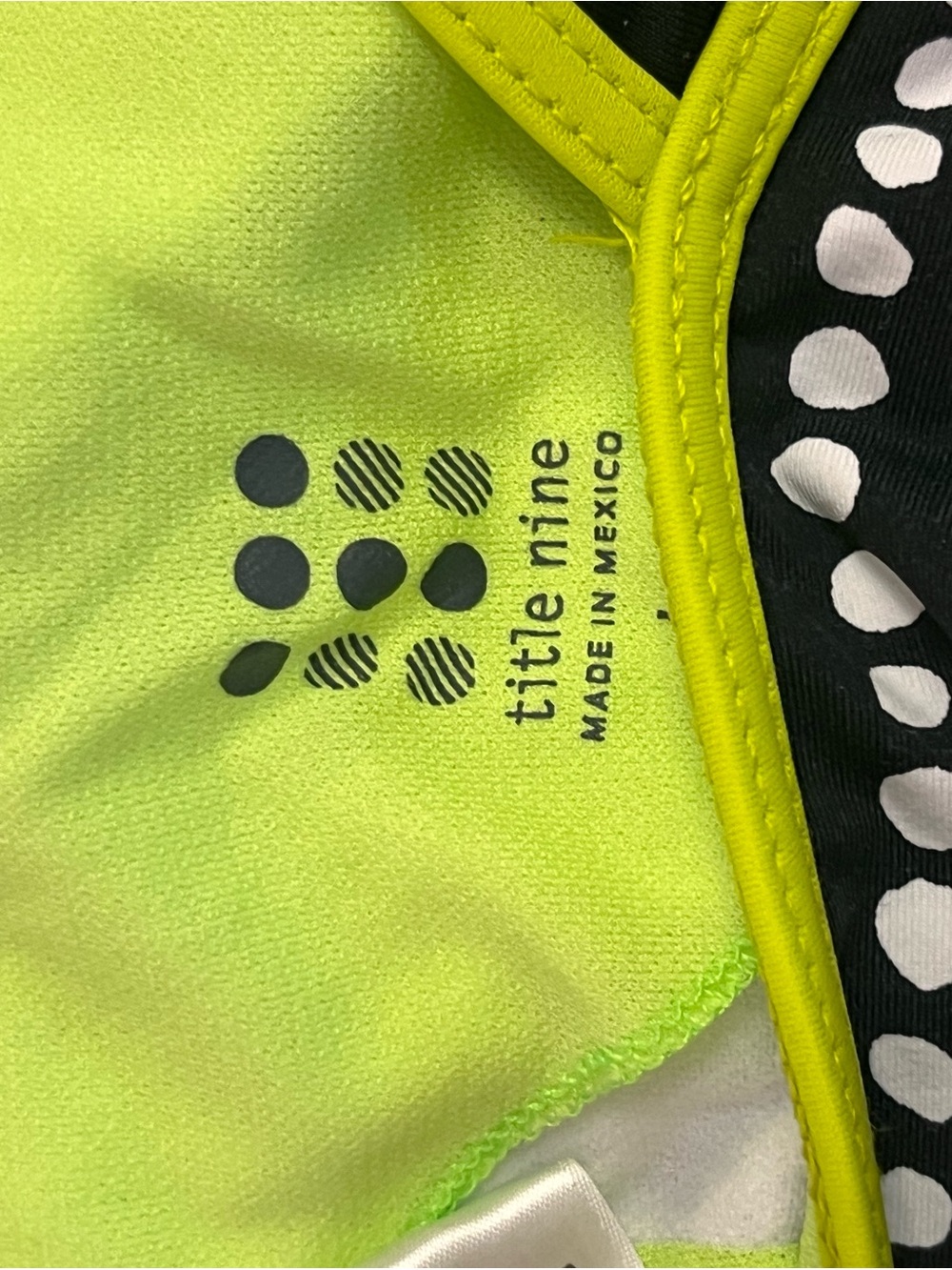 NWOT Title Nine Racerback Bikini Top - Picture 5 of 6